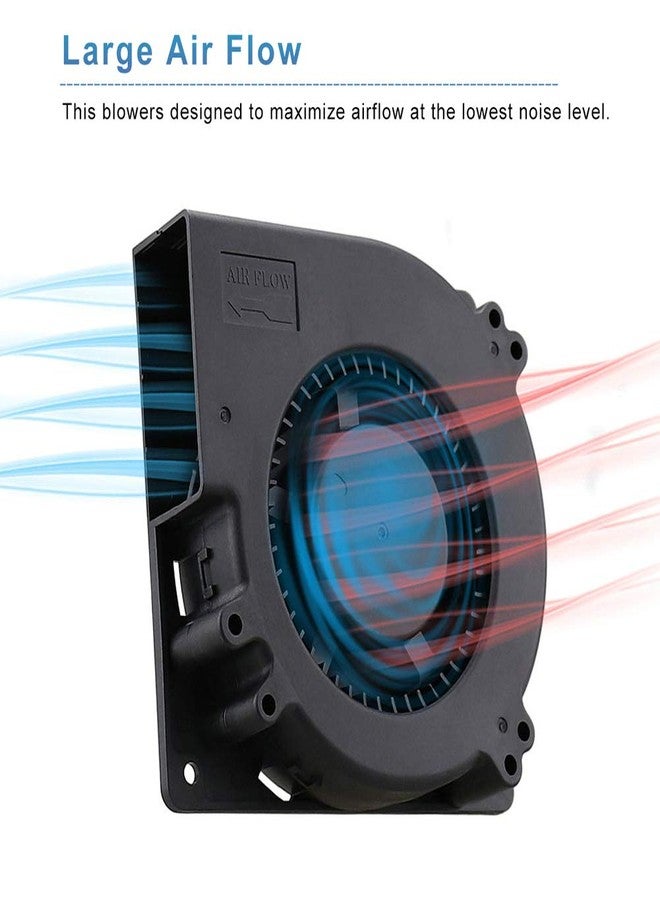 GDSTIME Brushless Radial Blower Fan High Speed 24V DC Centrifugal Fan 120mm x120mm x 32mm - Image 2